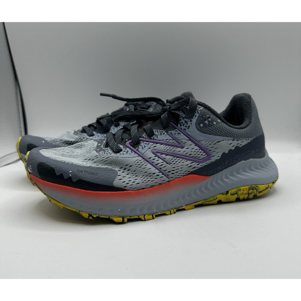 NEW BALANCE Womens Size 8 Dynasoft Nitrel V5 Trail Grey Multi RUNNING Shoes